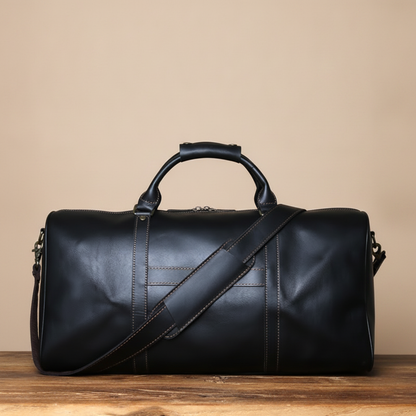 Sac de voyage rétro en cuir NZPJ