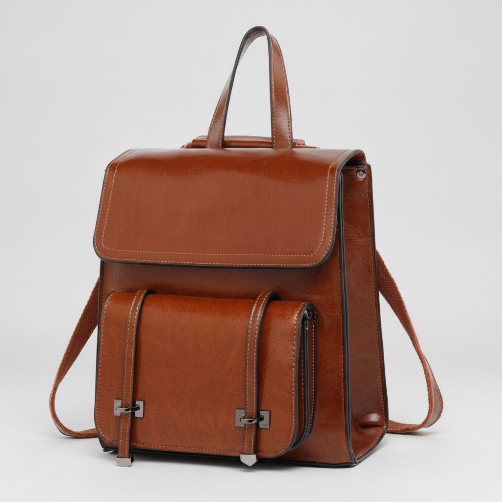 Sac à Dos Cuir Femme Polyvalent Chic