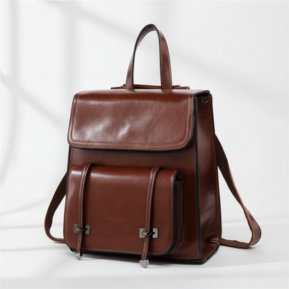 Sac à Dos Cuir Femme Polyvalent Chic