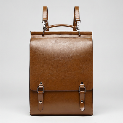 Sac à Dos Cuir Véritable Femme Polyvalent
