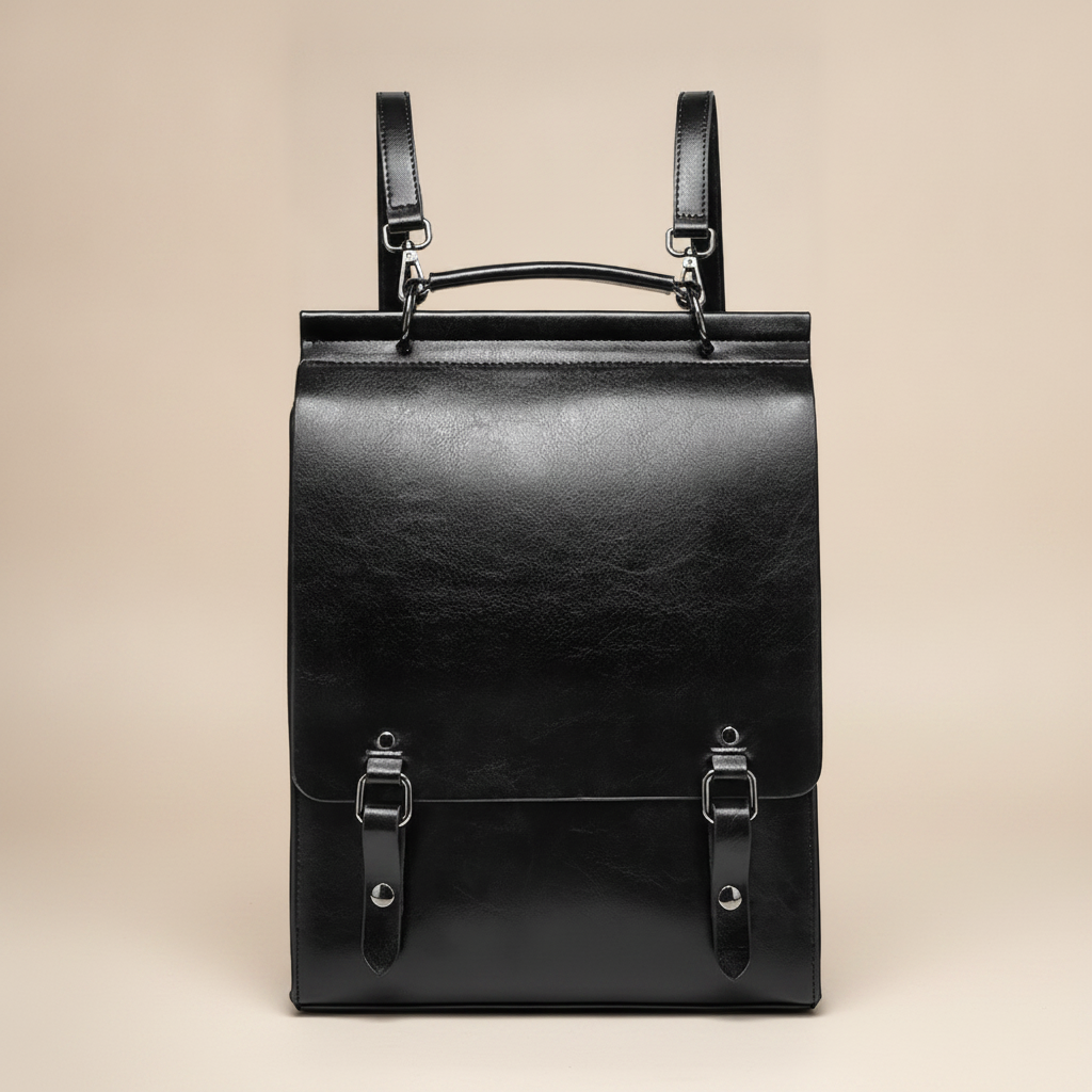 Sac à Dos Cuir Véritable Femme Polyvalent