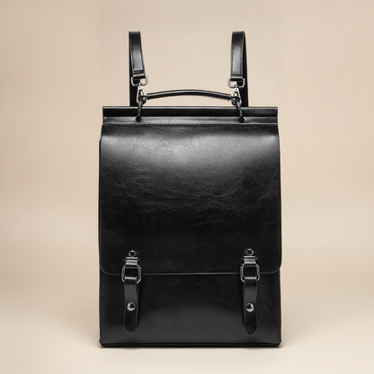 Sac à Dos Cuir Véritable Femme Polyvalent