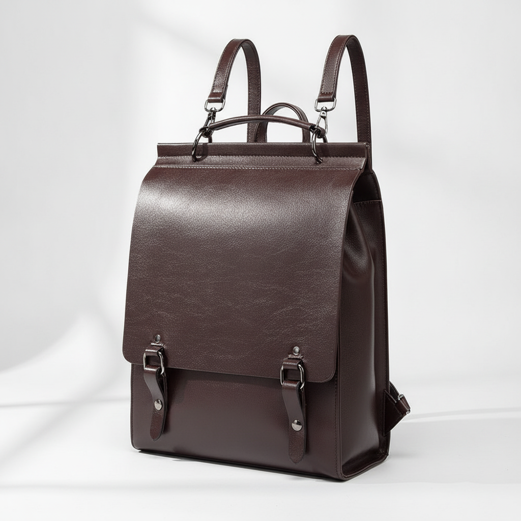 Sac à Dos Cuir Véritable Femme Polyvalent