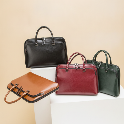 Sac à Main Cuir Affaires Femme 14"