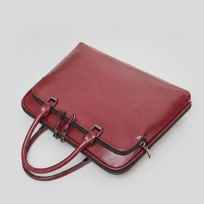 Sac à Main Cuir Affaires Femme 14"