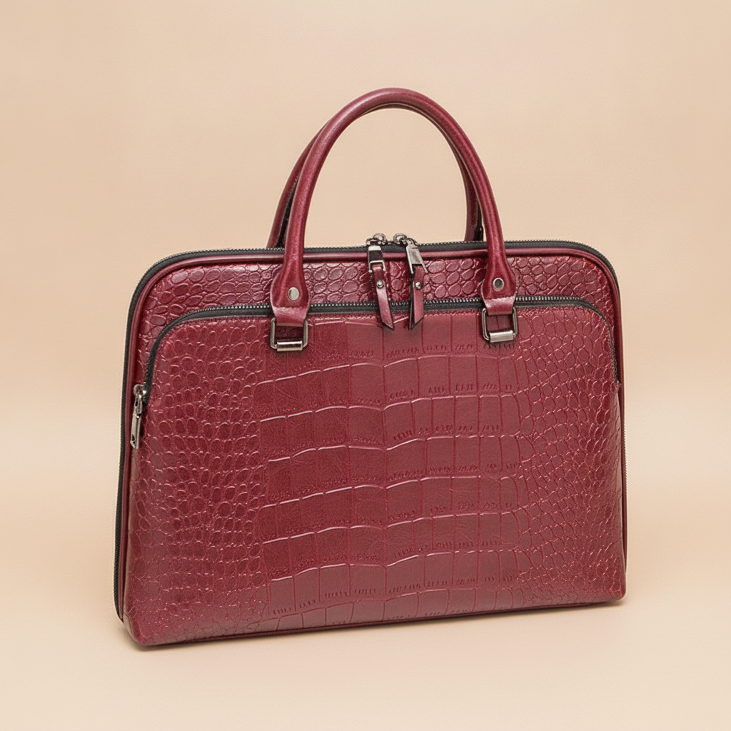 Sac à Main Cuir Affaires Femme 14"
