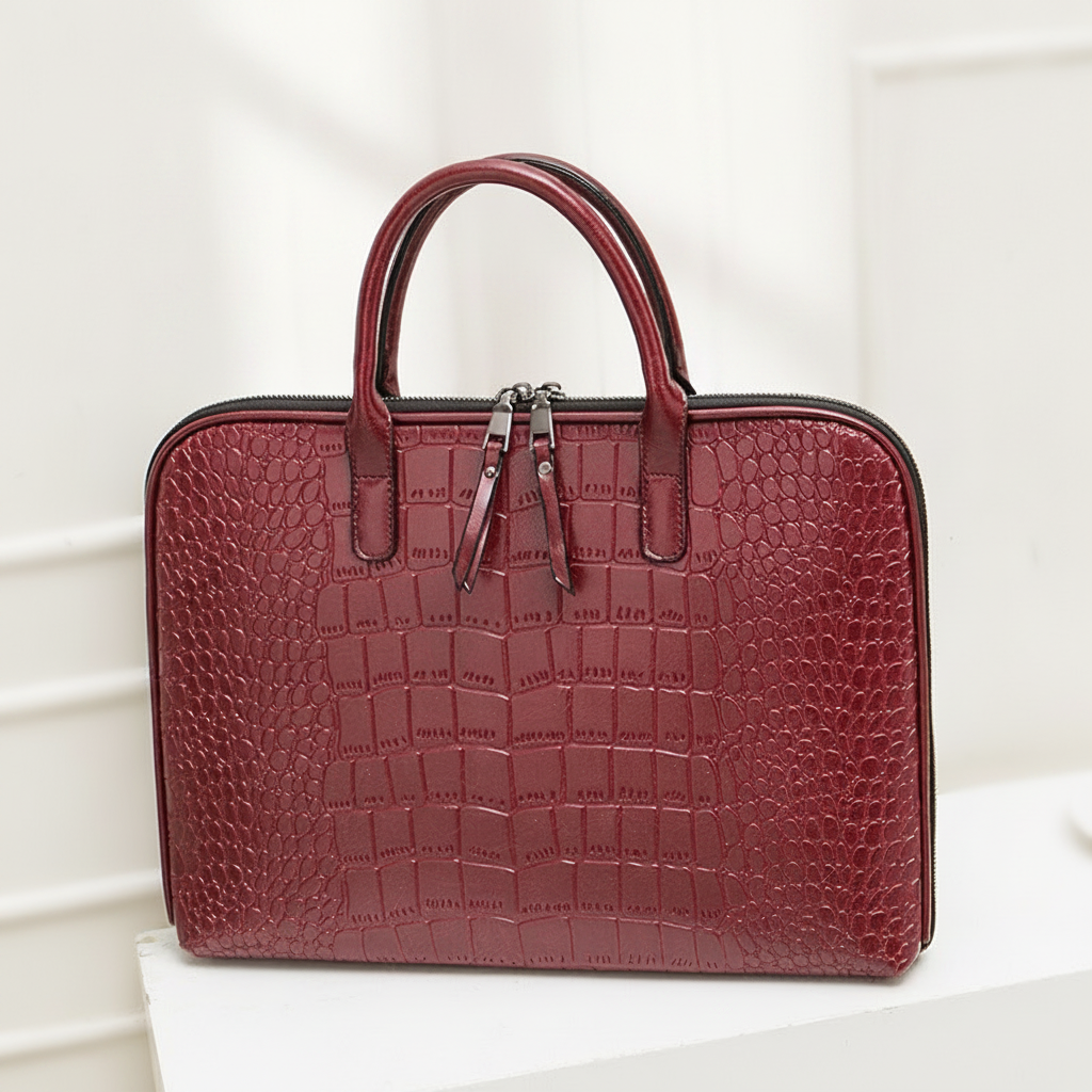 Sac à Main Cuir Affaires Femme 14"