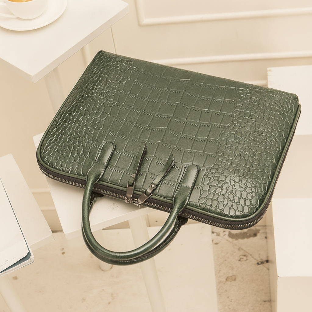 Sac à Main Cuir Affaires Femme 14"