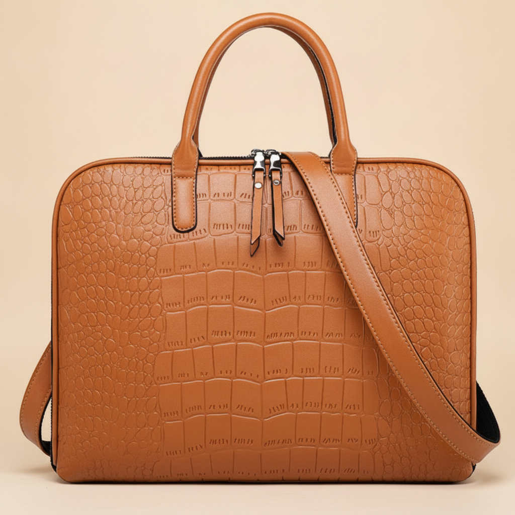 Sac à Main Cuir Affaires Femme 14"