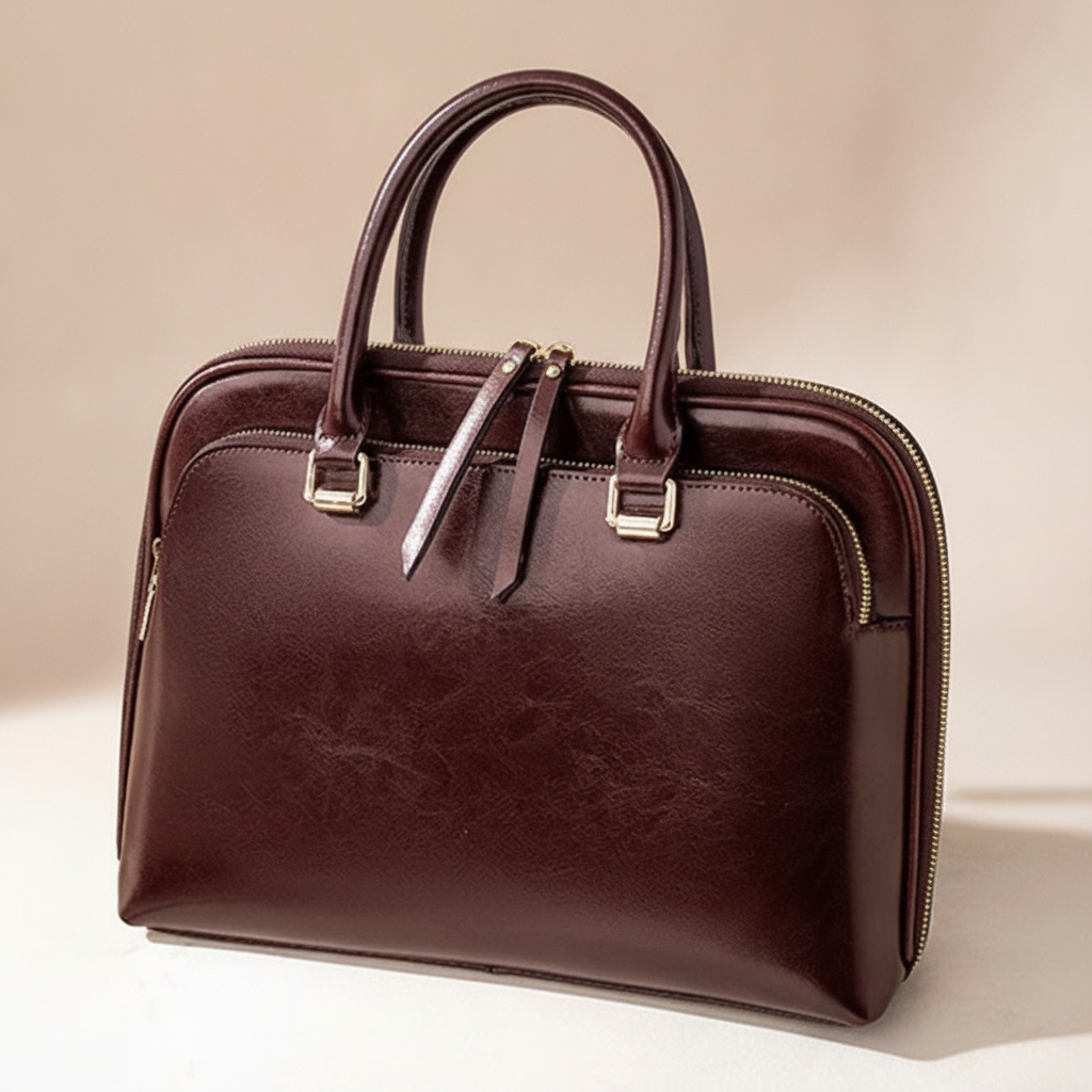 Sac à Main Cuir Affaires Femme 14"