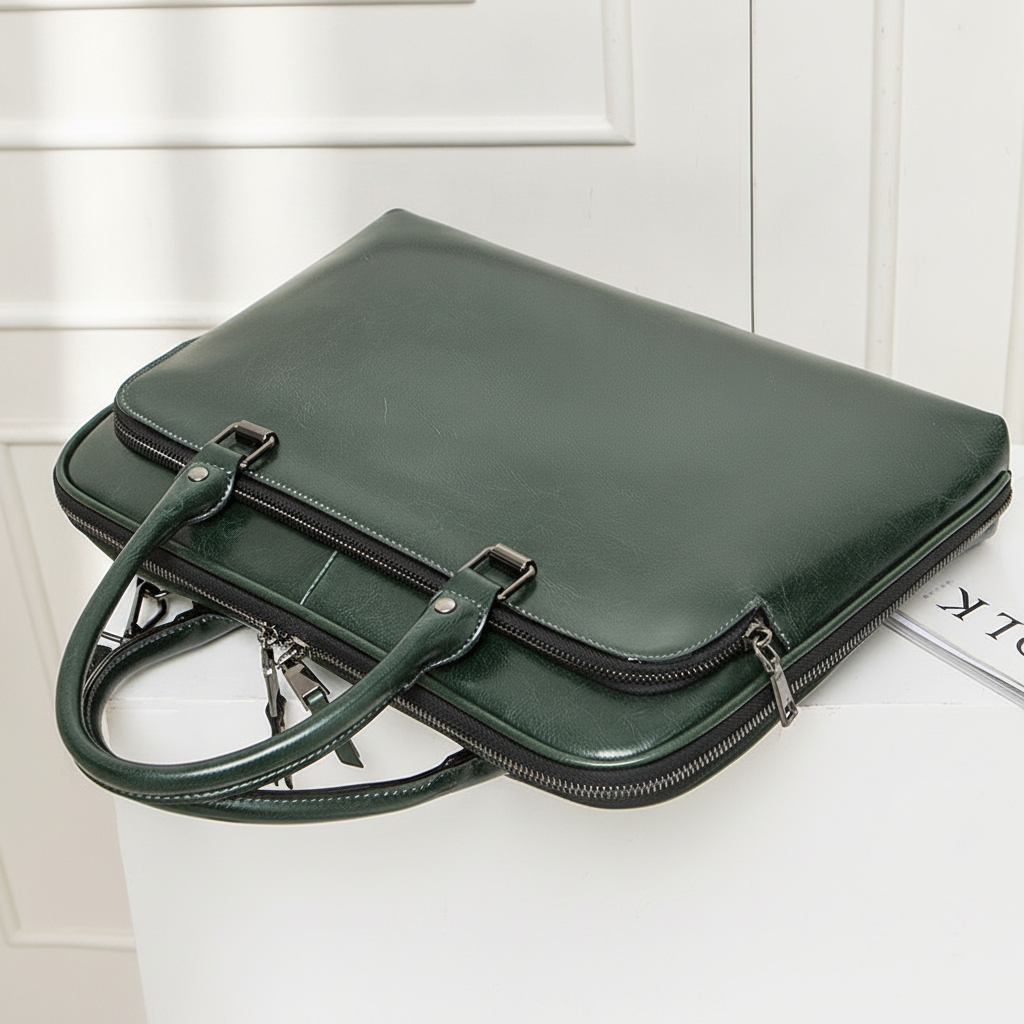 Sac à Main Cuir Affaires Femme 14"