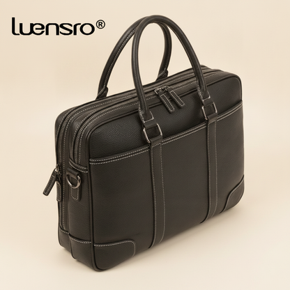 Sac d'Affaires Cuir Véritable Organisé