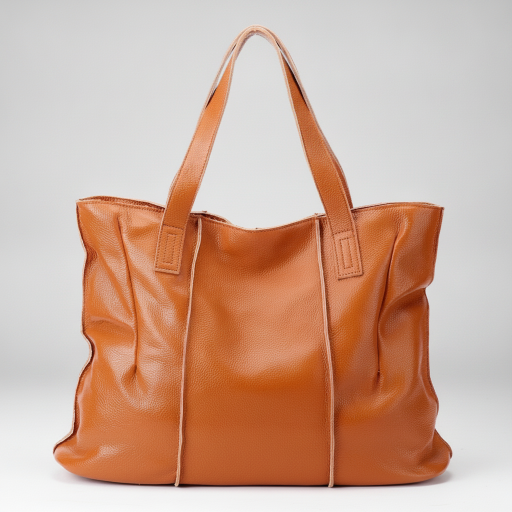 Sac à Main Cuir Véritable Rétro Grande Capacité