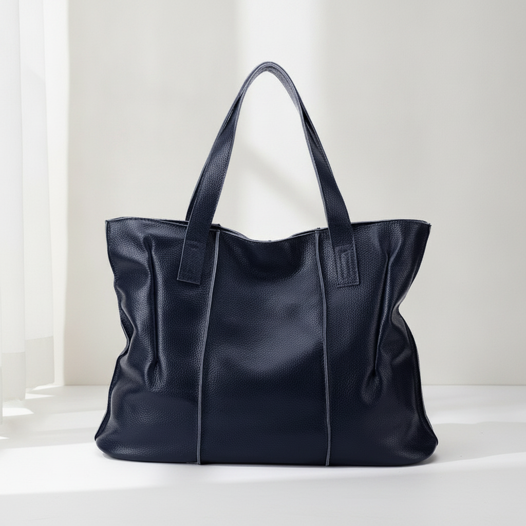Sac à Main Cuir Véritable Rétro Grande Capacité