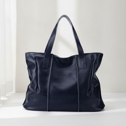 Sac à Main Cuir Véritable Rétro Grande Capacité