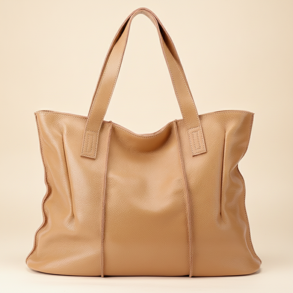 Sac à Main Cuir Véritable Rétro Grande Capacité