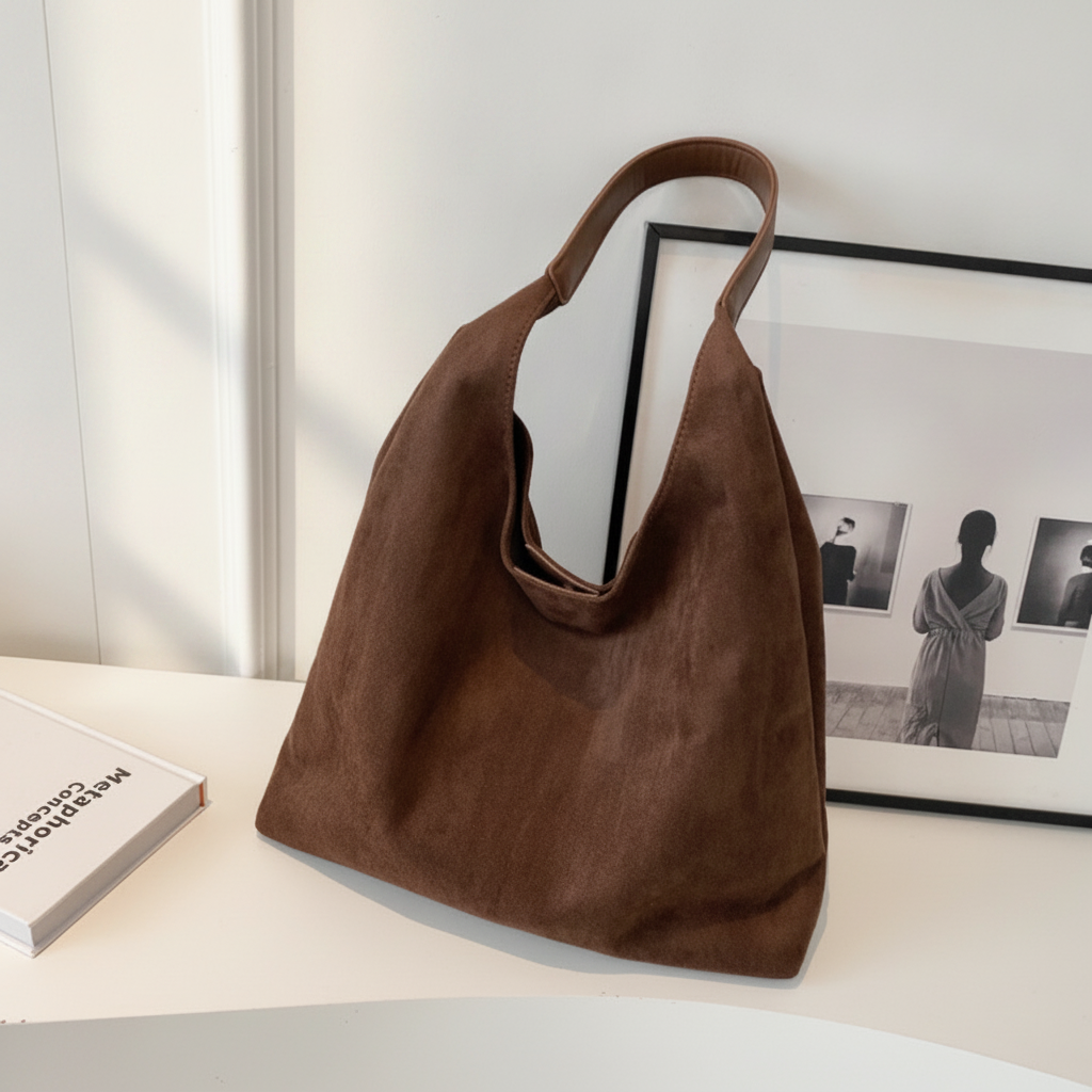Sac Bandoulière Daim Vintage Chic