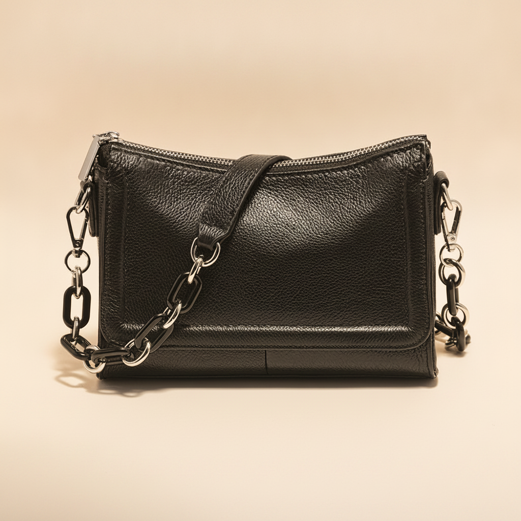 Sac à main Zency en cuir souple - Luxe et tendance