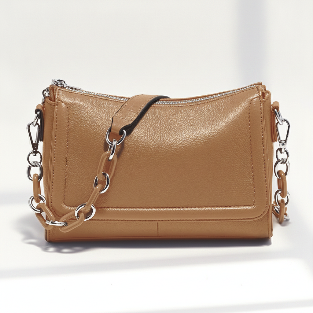 Sac à main Zency en cuir souple - Luxe et tendance