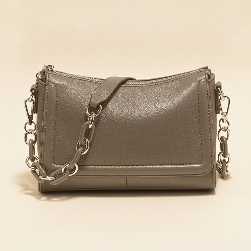 Sac à main Zency en cuir souple - Luxe et tendance