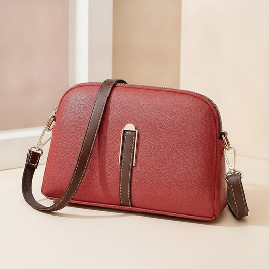 Sac Bandoulière Vintage Motif Litchi