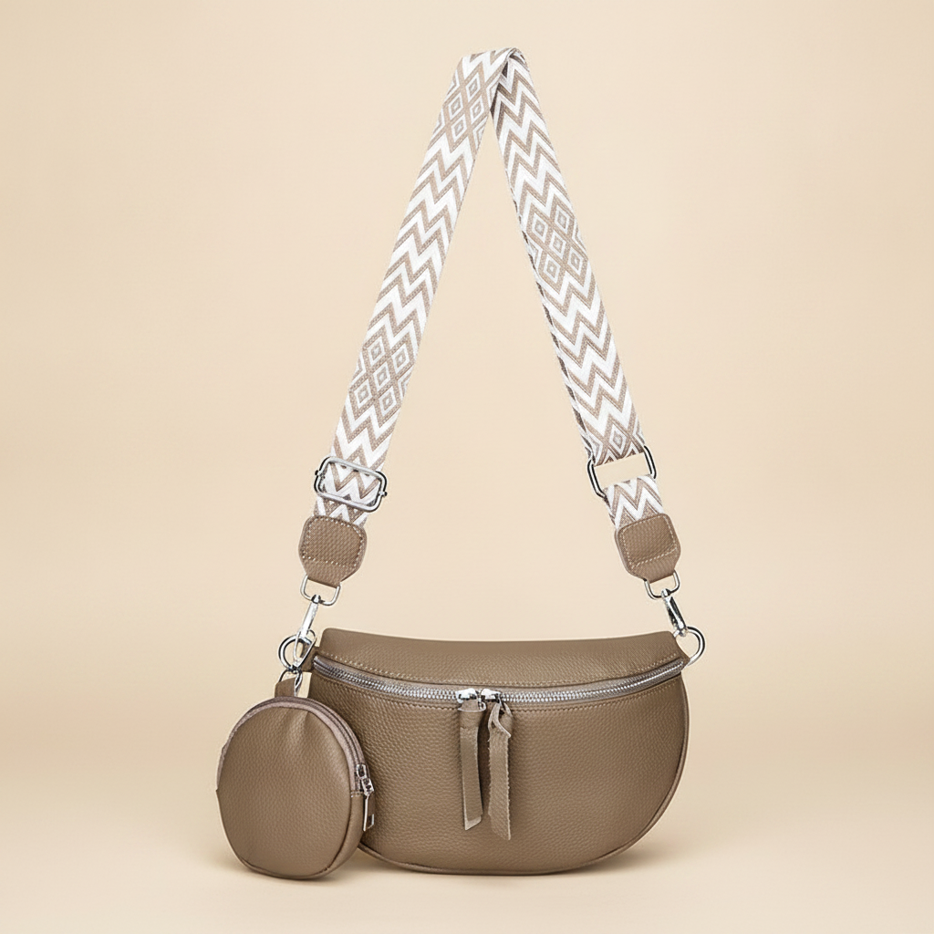 Sac Poitrine Luxe Cuir Véritable Femme