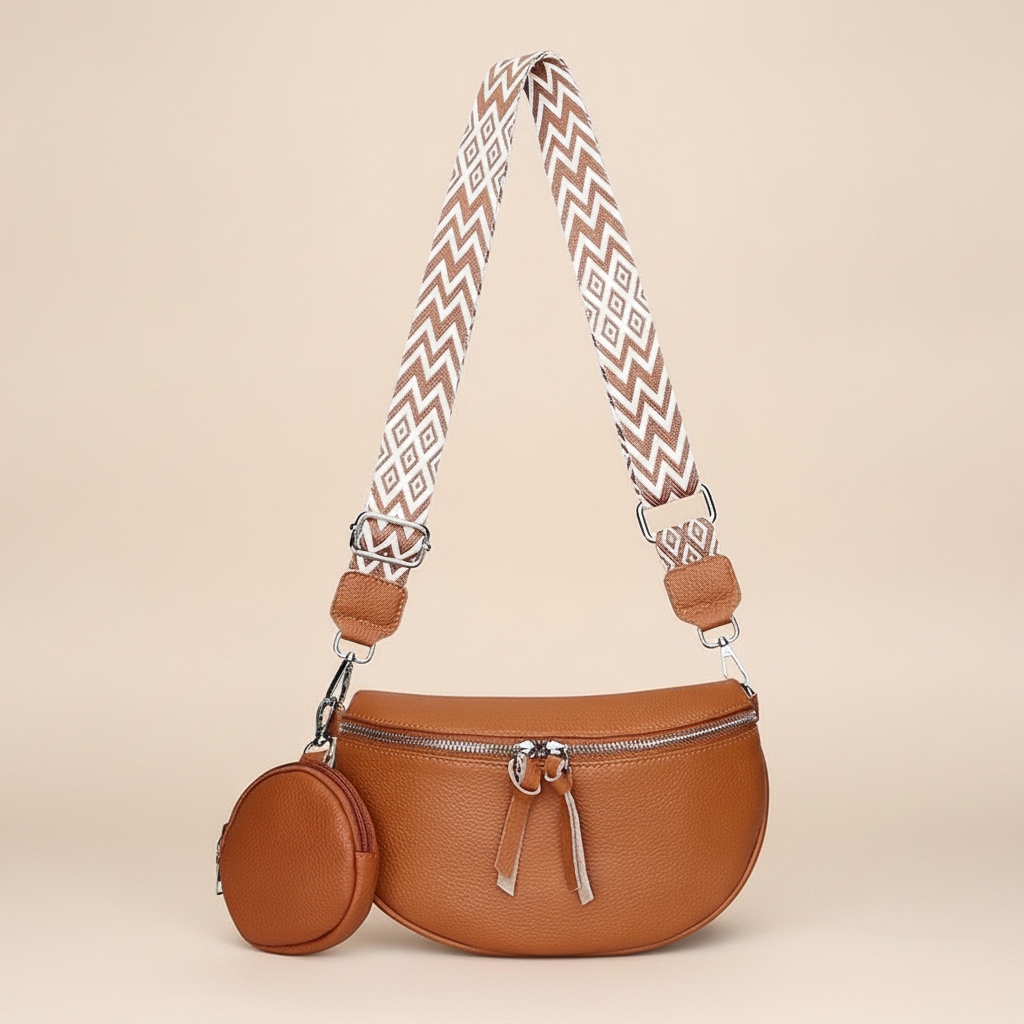 Sac Poitrine Luxe Cuir Véritable Femme