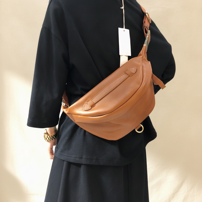 Sac Poitrine Cuir Vachette Unisexe