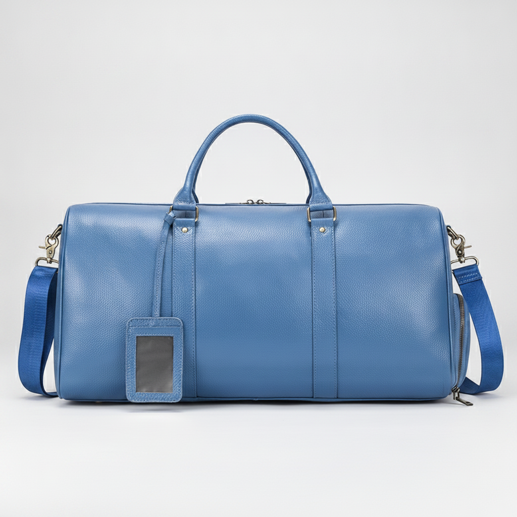 Sac de Voyage Luxe Cuir Véritable Unisexe