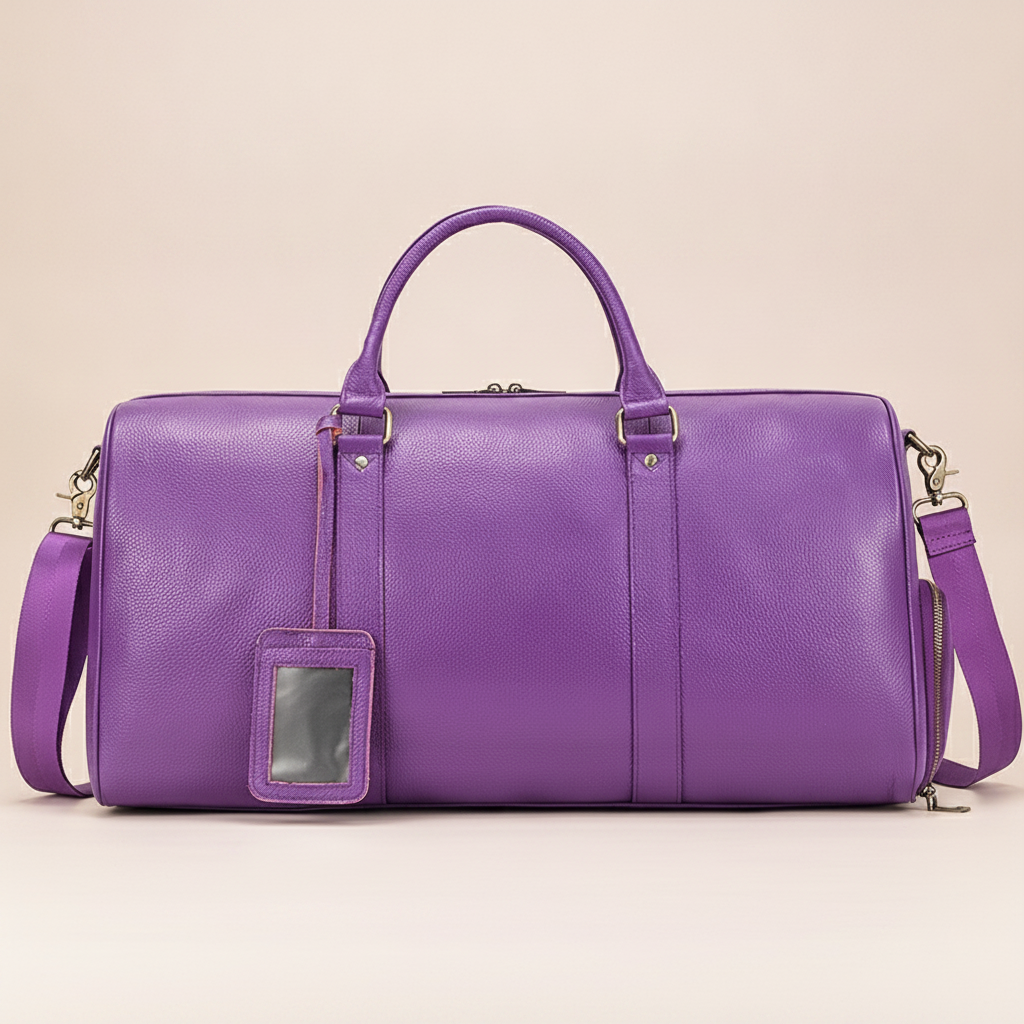 Sac de Voyage Luxe Cuir Véritable Unisexe