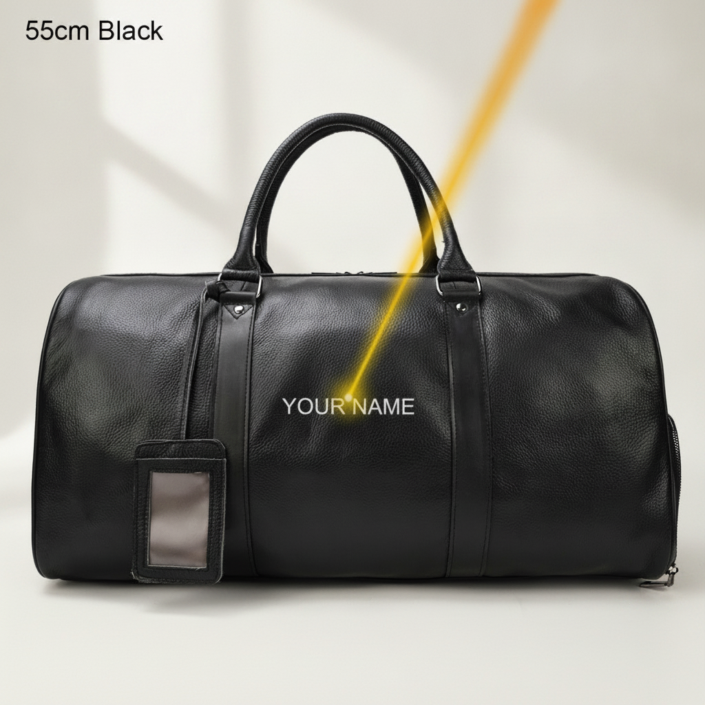 Sac de Voyage Luxe Cuir Véritable Unisexe