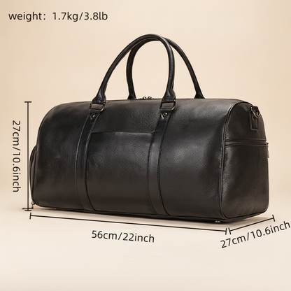 Sac de Voyage Luxe Cuir Véritable Unisexe