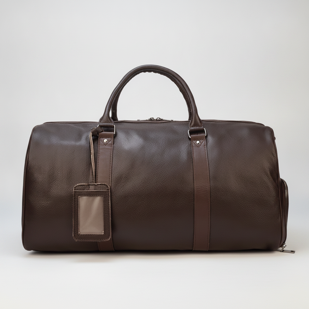 Sac de Voyage Luxe Cuir Véritable Unisexe