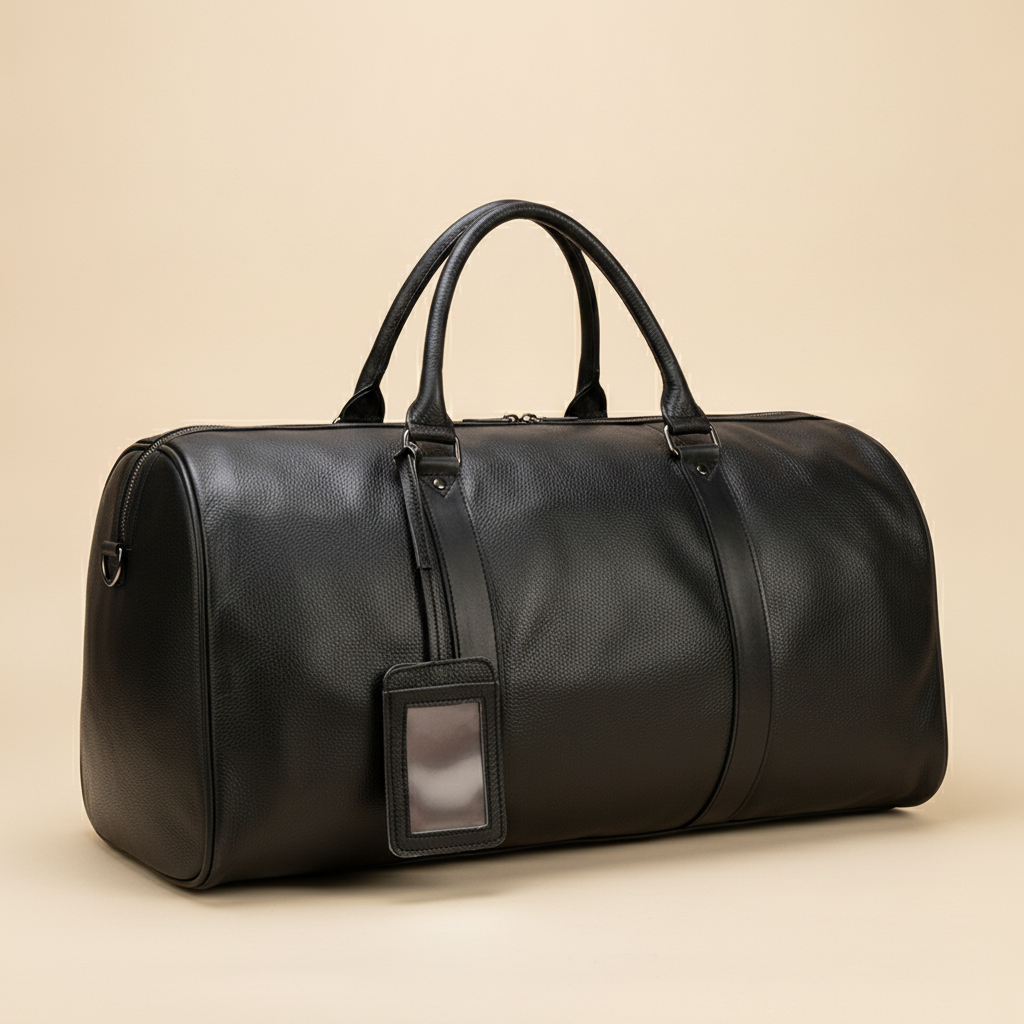 Sac de Voyage Luxe Cuir Véritable Unisexe