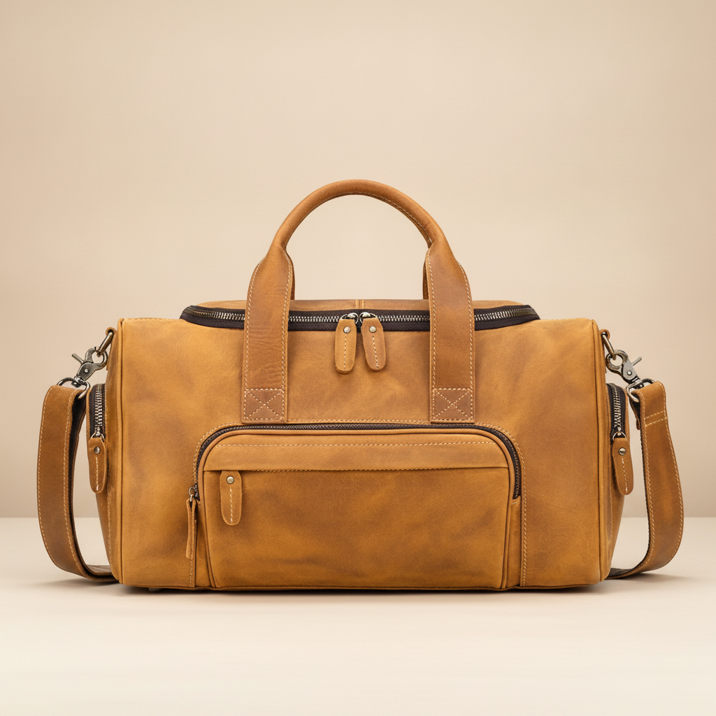 Sac de voyage cuir véritable homme
