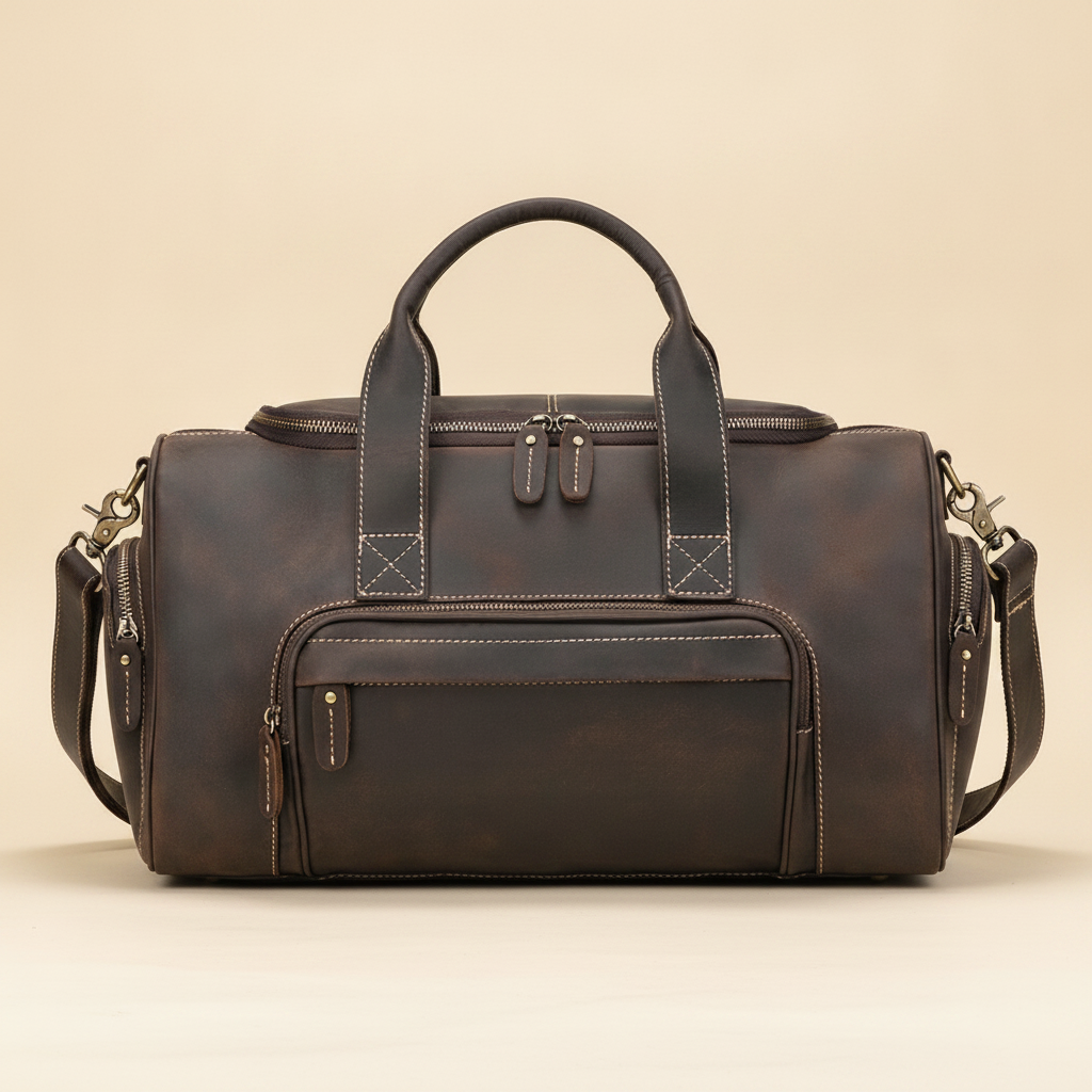Sac de voyage cuir véritable homme