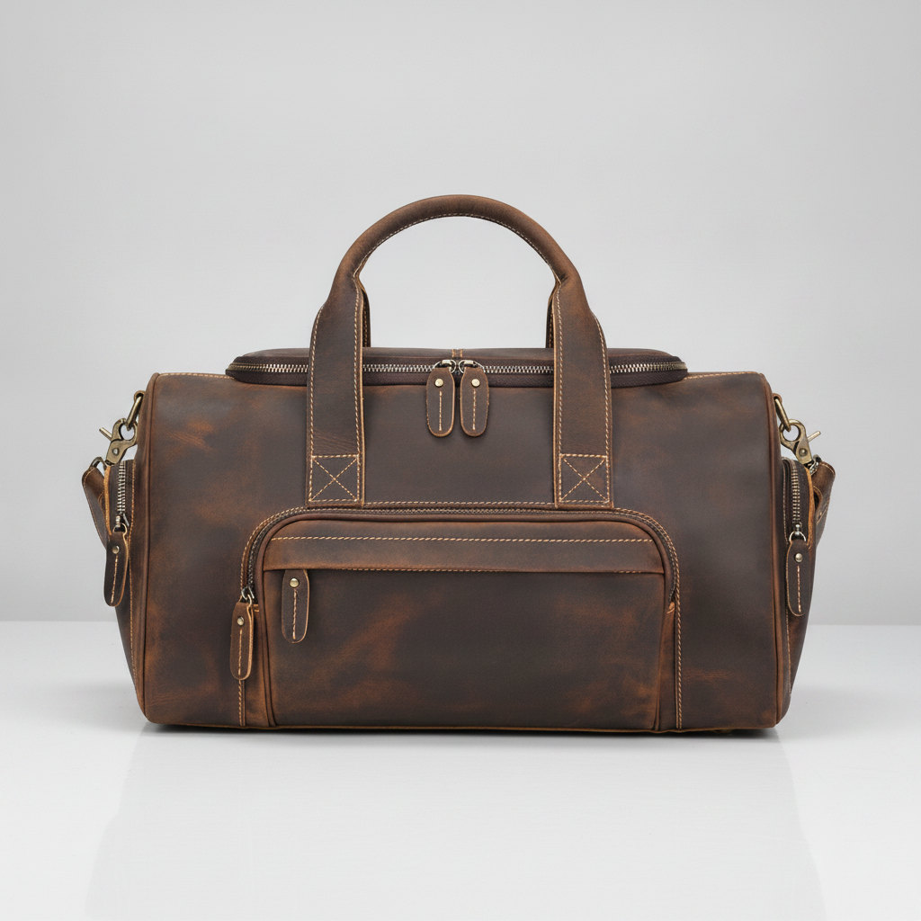 Sac de voyage cuir véritable homme