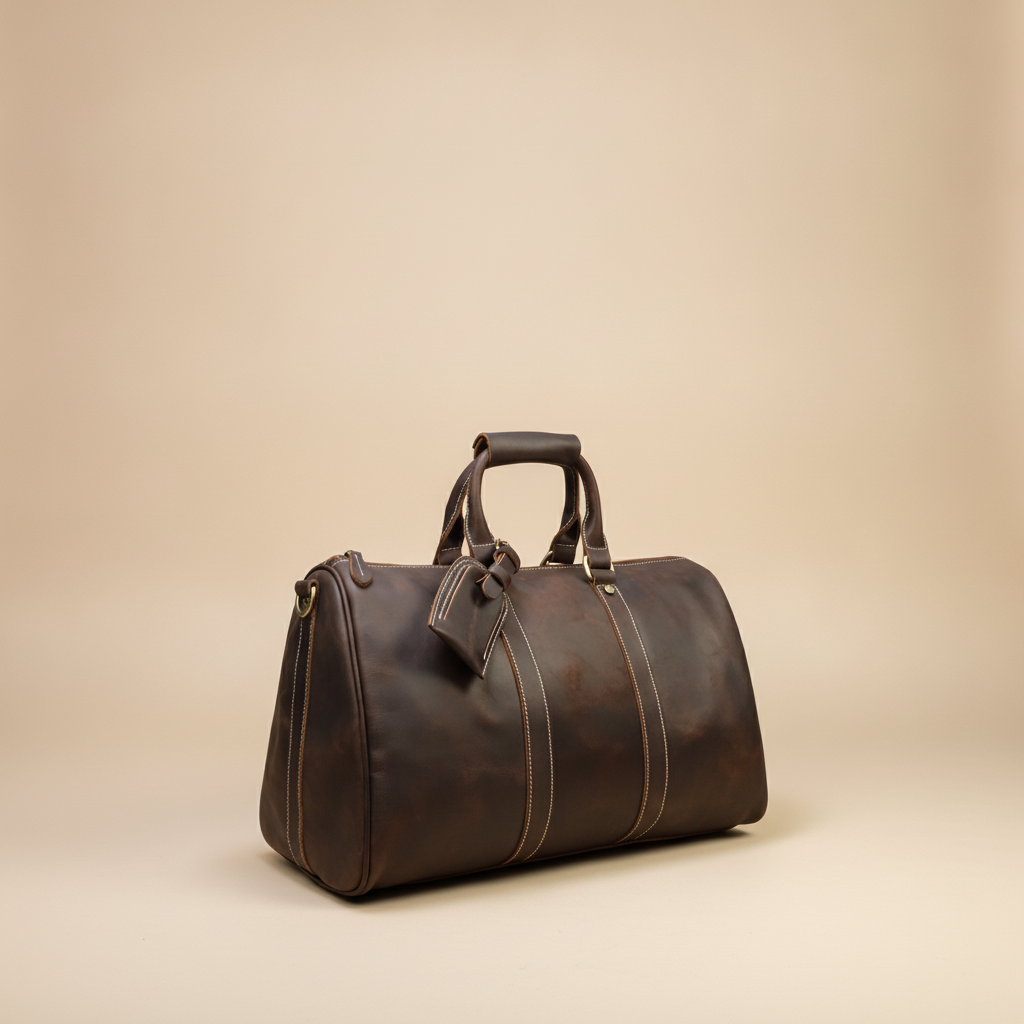 Sac de voyage cuir véritable homme