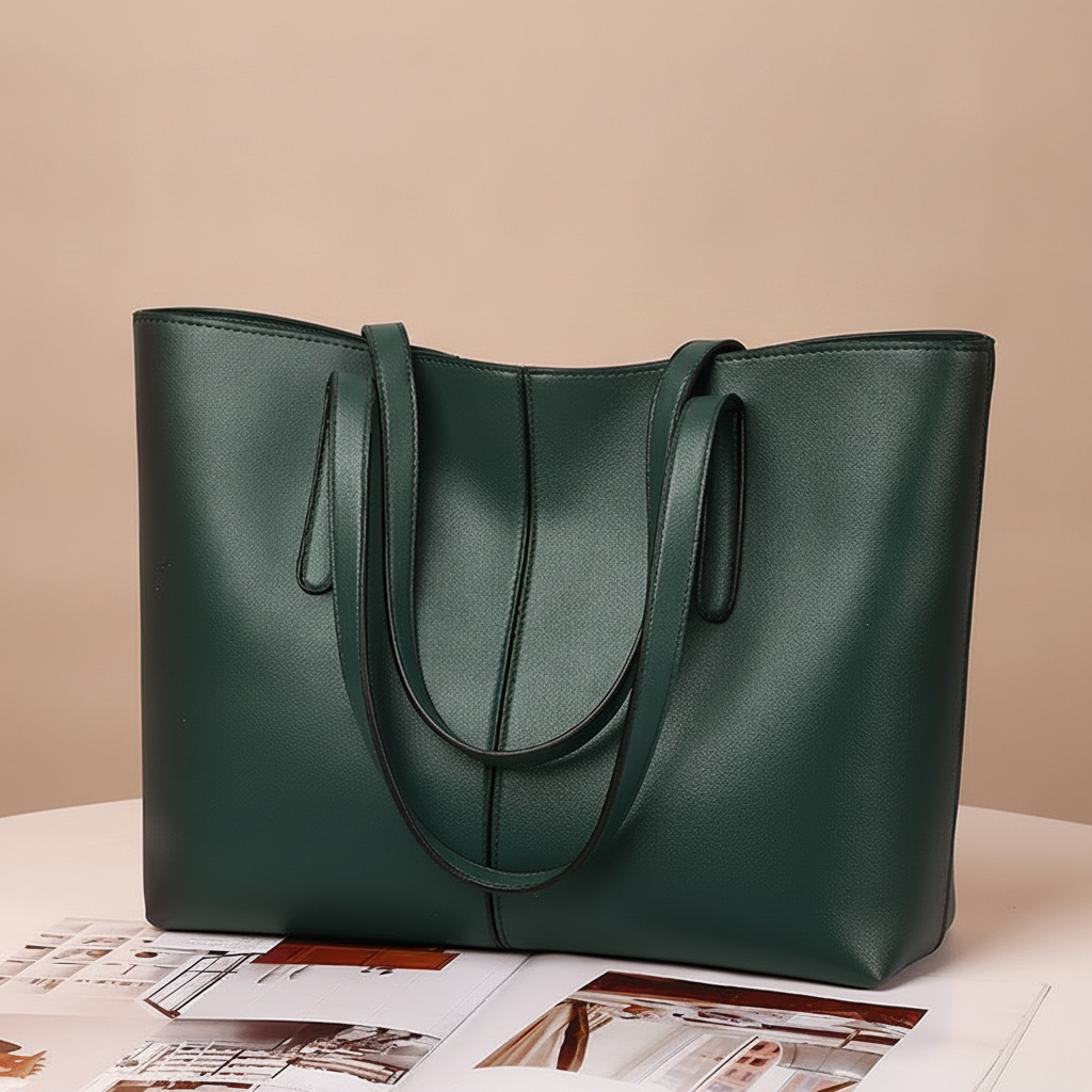 Sac Fourre-Tout Minimaliste Cuir PU Femme