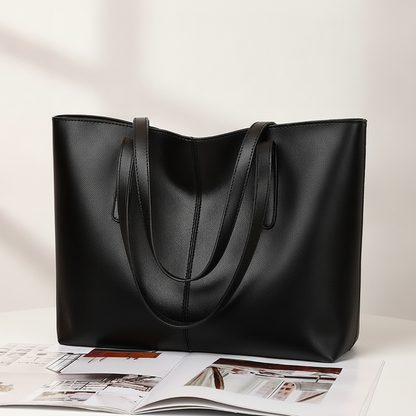 Sac Fourre-Tout Minimaliste Cuir PU Femme
