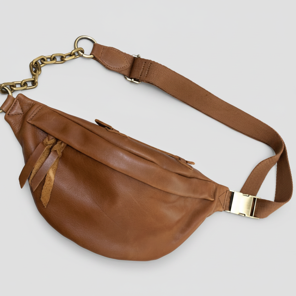 Sac Bandoulière Cuir Vachette Femme - Chic & Pratique