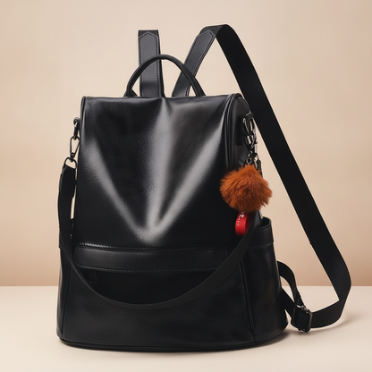 Sac à Dos Vintage Cuir Anti-Vol Convertible