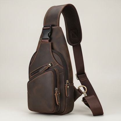 Sac Bandoulière Homme Cuir Véritable Luxe