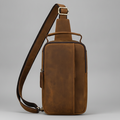 Sac Bandoulière Homme Cuir Véritable Luxe
