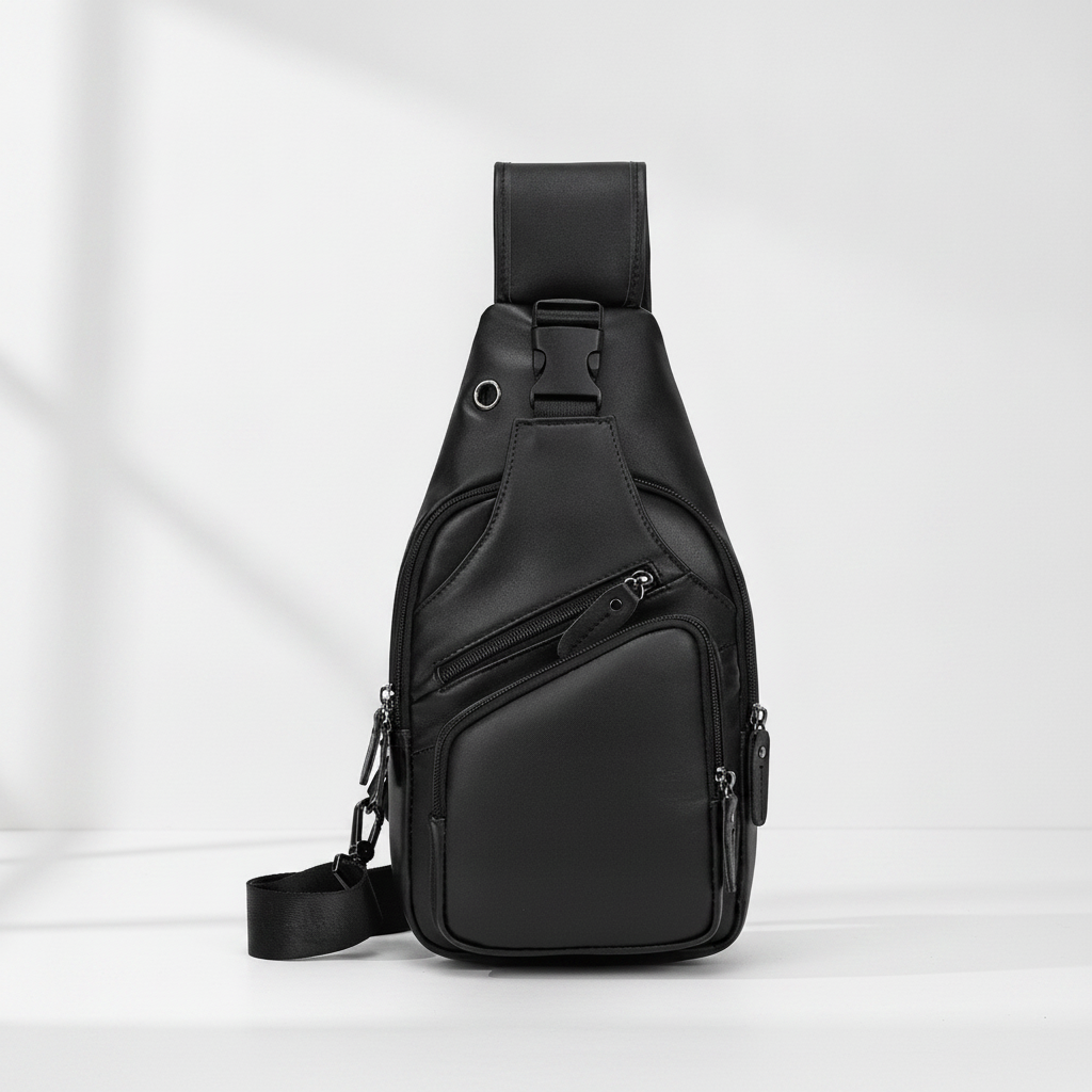 Sac Bandoulière Homme Cuir Véritable Luxe
