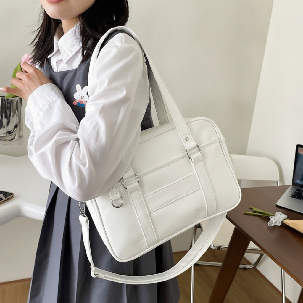 Sac Bandoulière JK Cuir PU Style Japonais