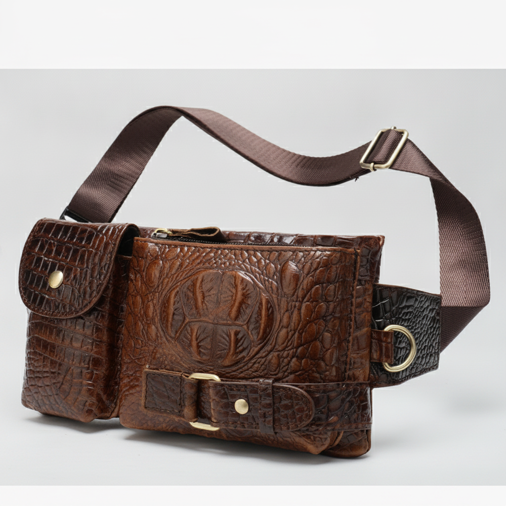 Sac Ceinture Cuir Homme WESTAL 9080 Polyvalent