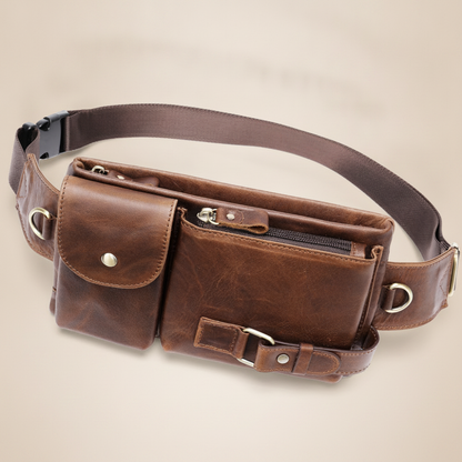 Sac Ceinture Cuir Homme WESTAL 9080 Polyvalent