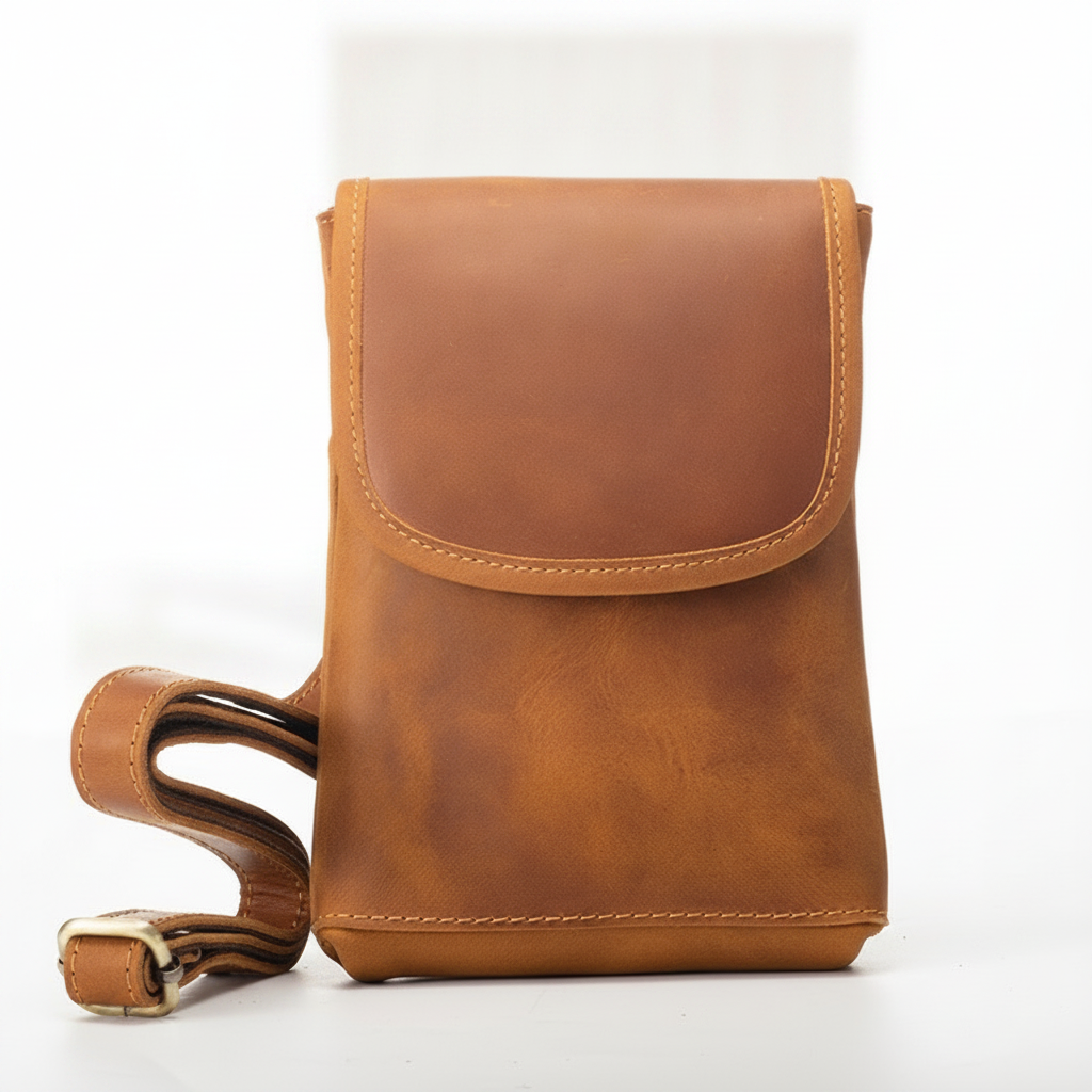 Sac Bandoulière Homme Cuir Crazy Horse Vintage