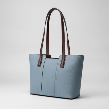 Sac Fourre-Tout Élégant en Cuir Véritable Zency